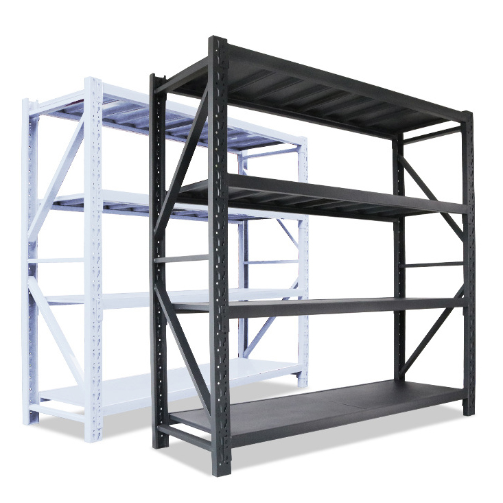 Durable Boltless Warehouse Shelving Racks for Industrial & Garage Storage Efficient Storage Shelves Prefab Warehouse Racks