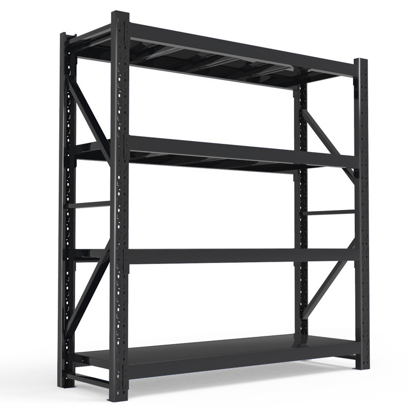 Commercial Steel Minimalist Design Storage Shelf Furniture Hospital Mall Workshop Hight Bearing Capacity Warehouse Shelving