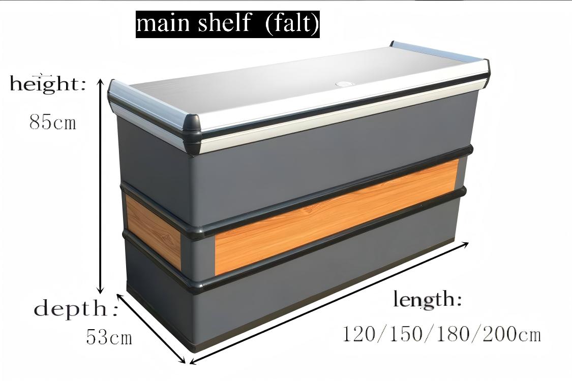 Supermarkets and Shopping Malls Metal Cash Register Cashier Desk Checkout Counter