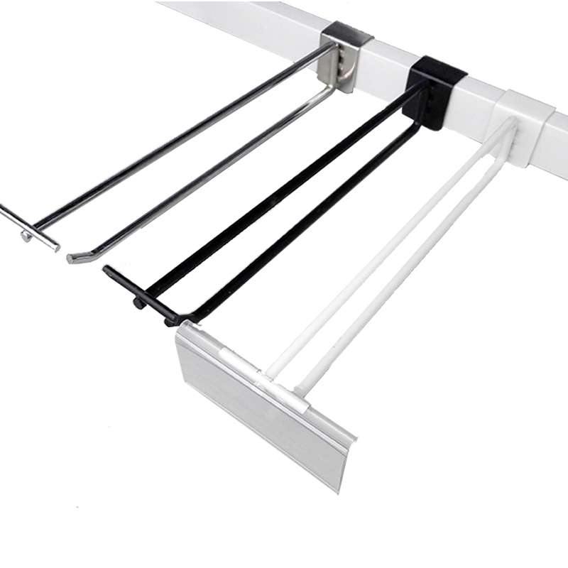 Supermarket Shelf Display Hooks Steel Multi-functional  Accessories Good Quality Hanger Custom Color Gondola Item