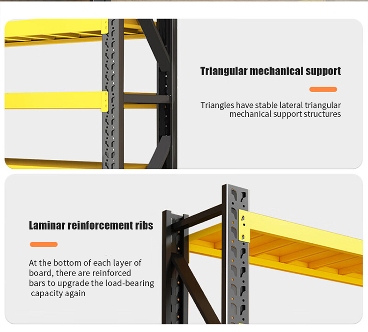 Heavy Duty Shelves Thick  Industrial Rack Steel Shelving Corrosion Protection Warehouse Shelving Pallet Rack System