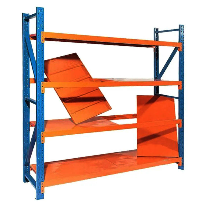 Factory Sale Metal Shelving Unit  Shelf for Warehouse Light Duty Storage Shelves  Adjustable Warehouse Shelving Rack