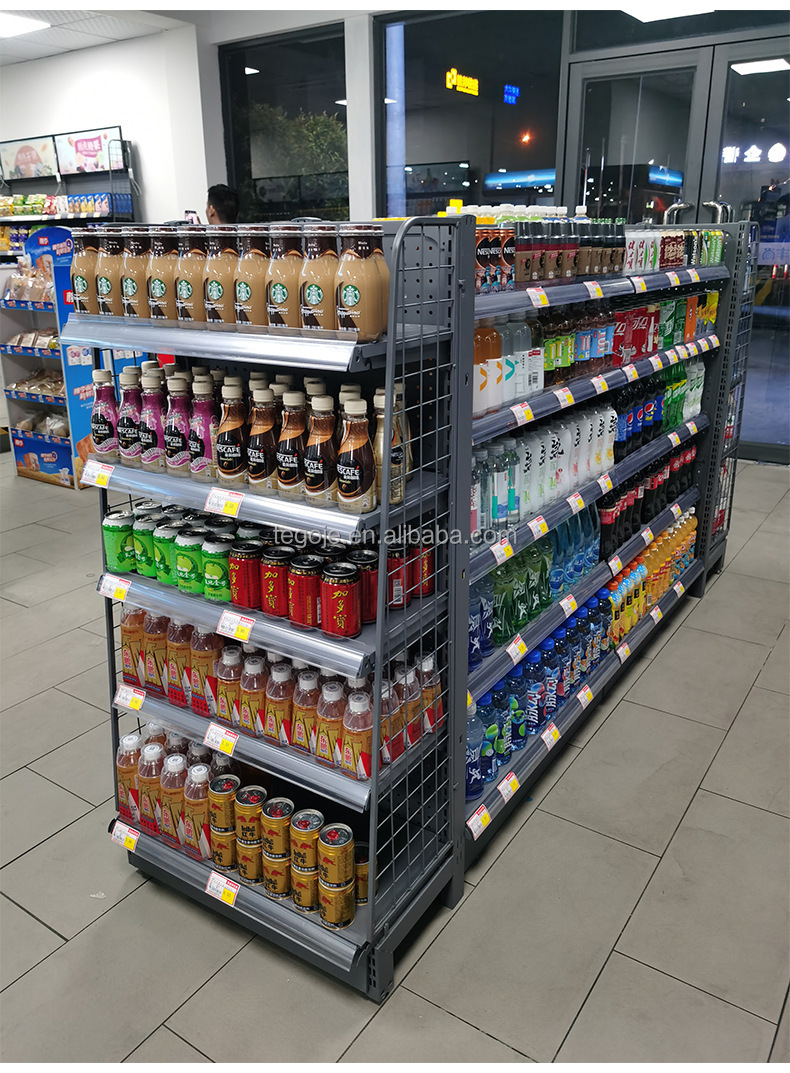 Factory Price Double-sided Heavy Duty Metal Adjustable Store Shelving Customized Corrosion Protection High-quality Supermarket