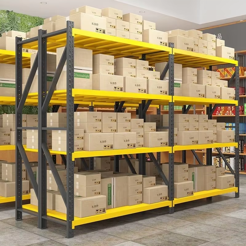 Wholesale Adjustable Middle Duty Pallet Racking System Warehouse Steel Storage Racks Metal Goods Shelf