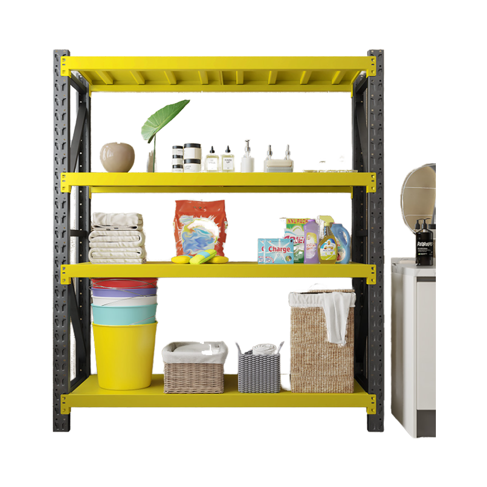 Industrial Use Metal Warehouse Shelving  Medium Duty Metal Shelving Unit Wholesale Price Storage Shelf for Garage