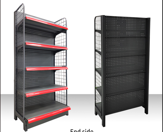 Factory Wholesale Prices Industrial Metal Shelf for Supermarket Adjustable Display Rack for Retail Products Store Shelving