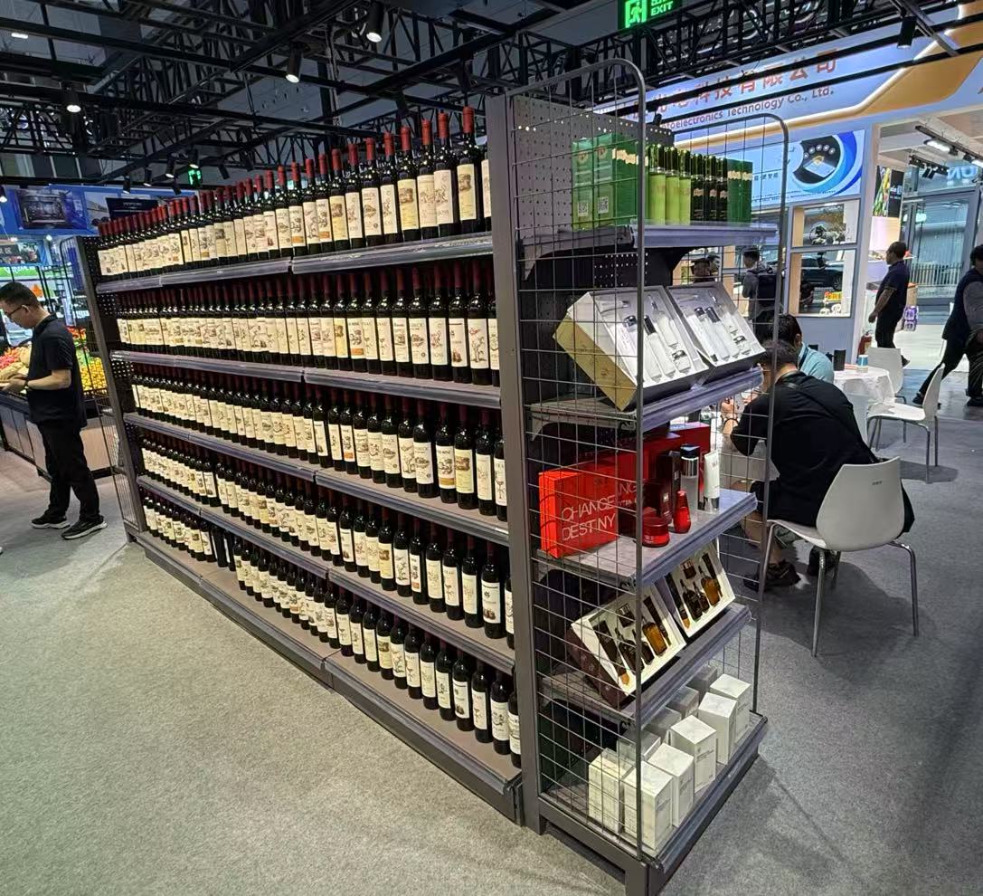 Factory Direct Powder Coated Supermarket Gondola Shelves  Unit for Supermarket Display USA