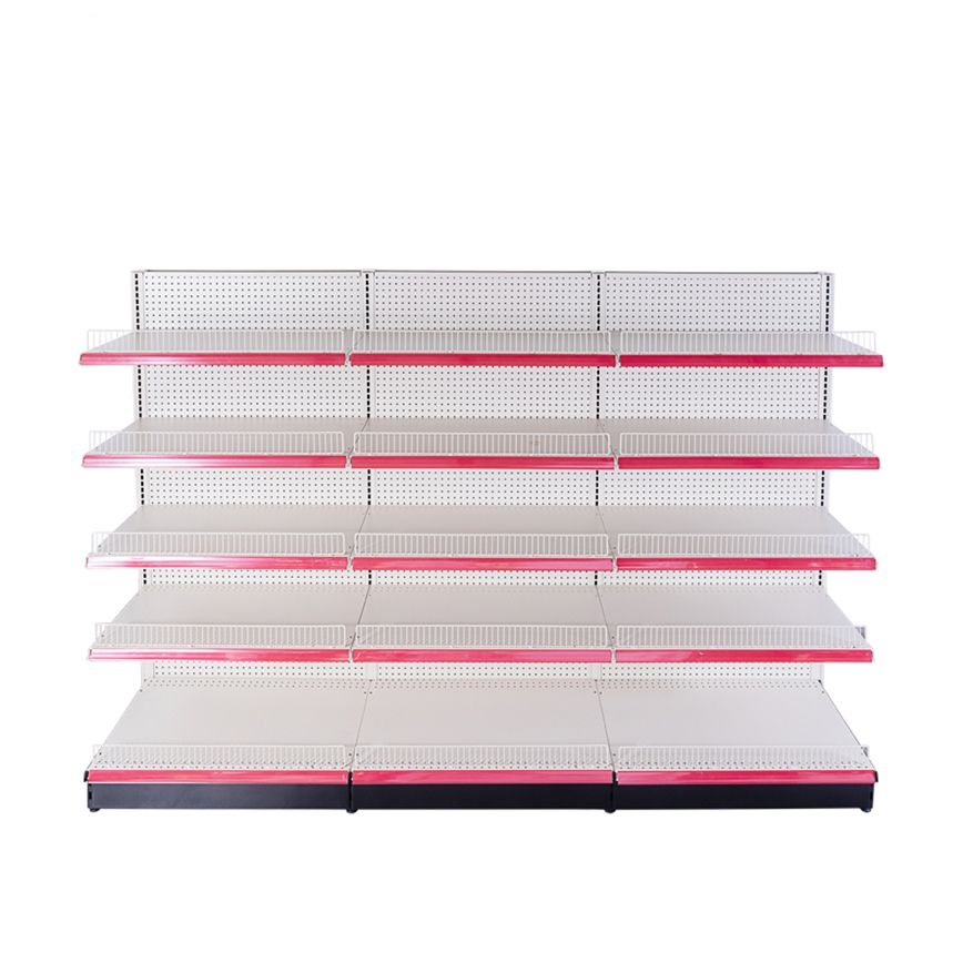 Economical and Practical Supermarket Display Rack Cold Rolled Steel Gondola Supermarket Shelf Retail Store Shelving