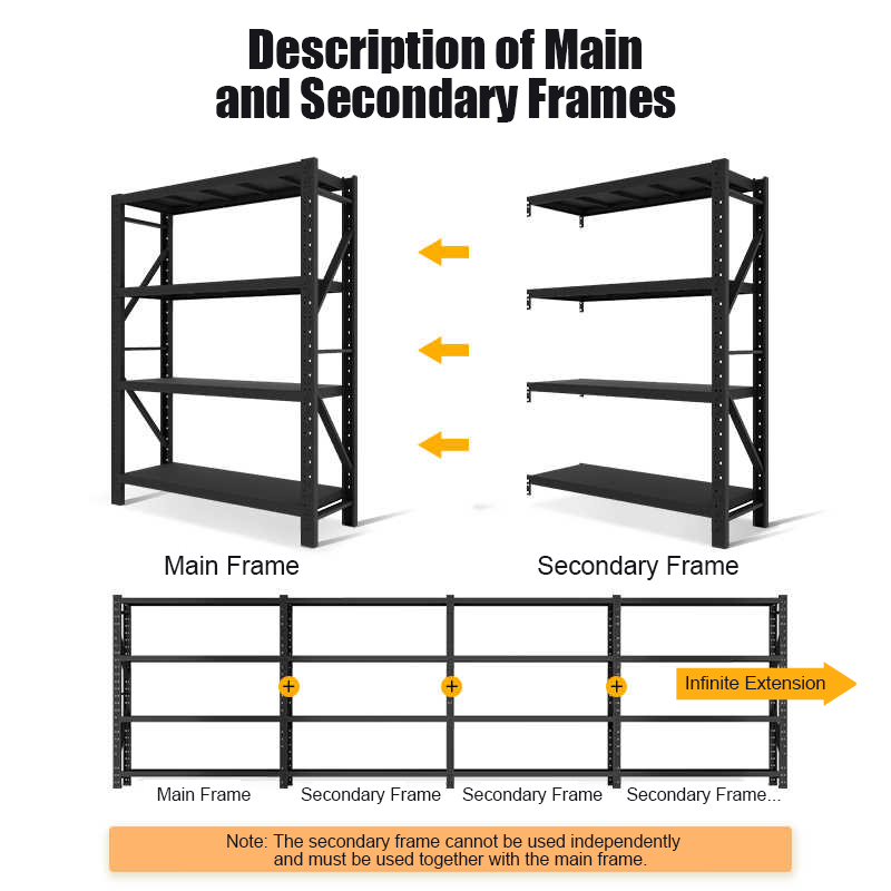 Heavy Duty Shelves Thick  Industrial Rack Steel Shelving Corrosion Protection Warehouse Shelving Pallet Rack System