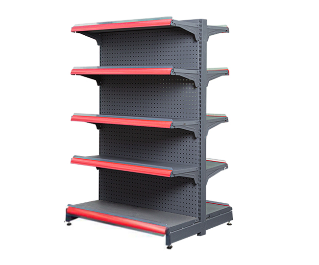 Guichang Metal Supermarket Storage Rack Accessories Top Cover With Double-sided Storage Rack Use