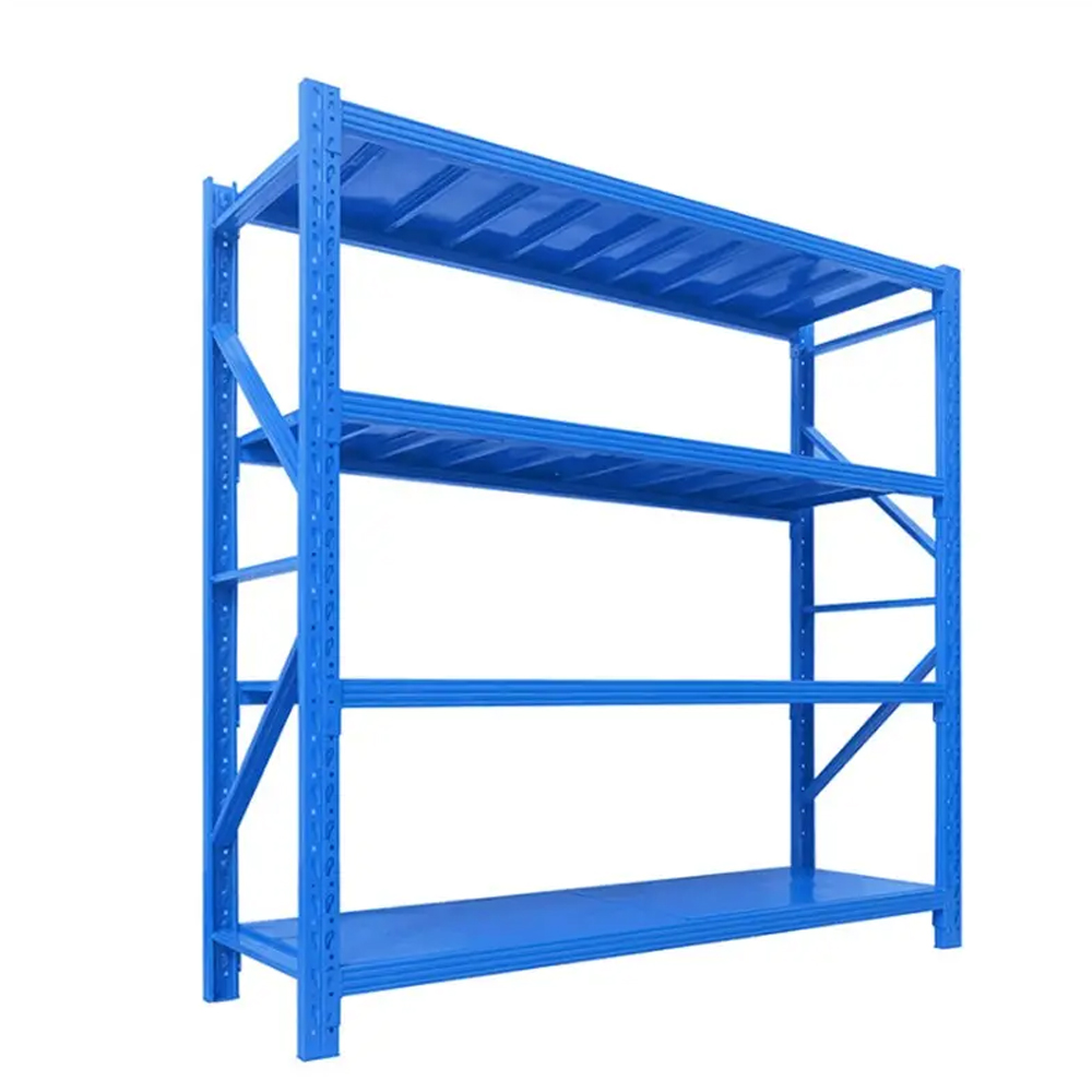 Good Price Warehouse Shelving Light-Duty Steel Storage Racks Multifunctional Stacking Boltless Shelving for Sale