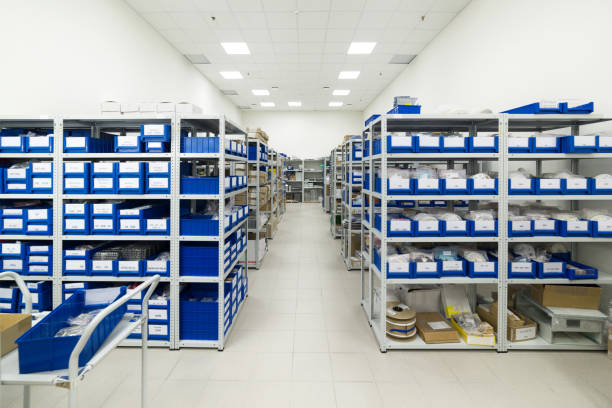 Fashionable Color Heavy Load Warehouse Shelving Rack  Modular Storage Shelf White Shelf for Factory