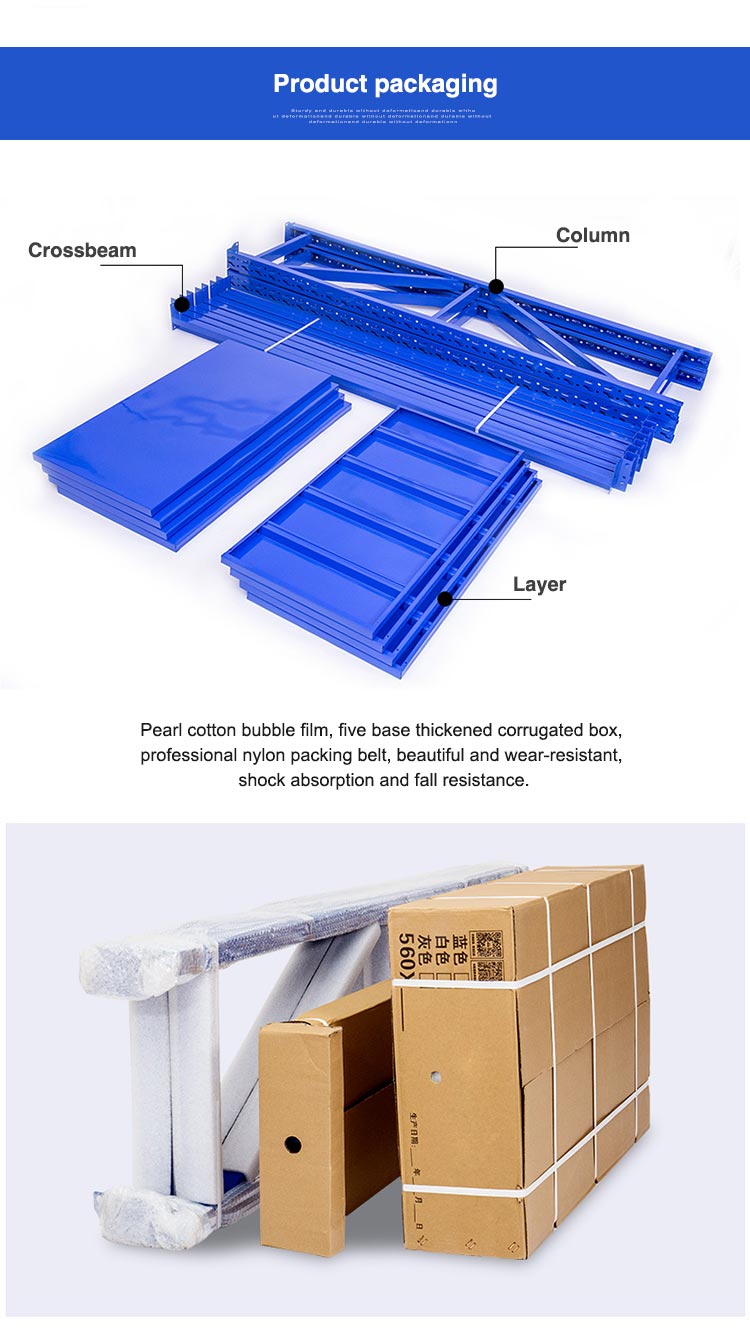 Factory Wholesale Pallet Rack Storage Shelves Warehouse Self Rack Metal Shelving Unit Easy to Install Warehouse Shelving