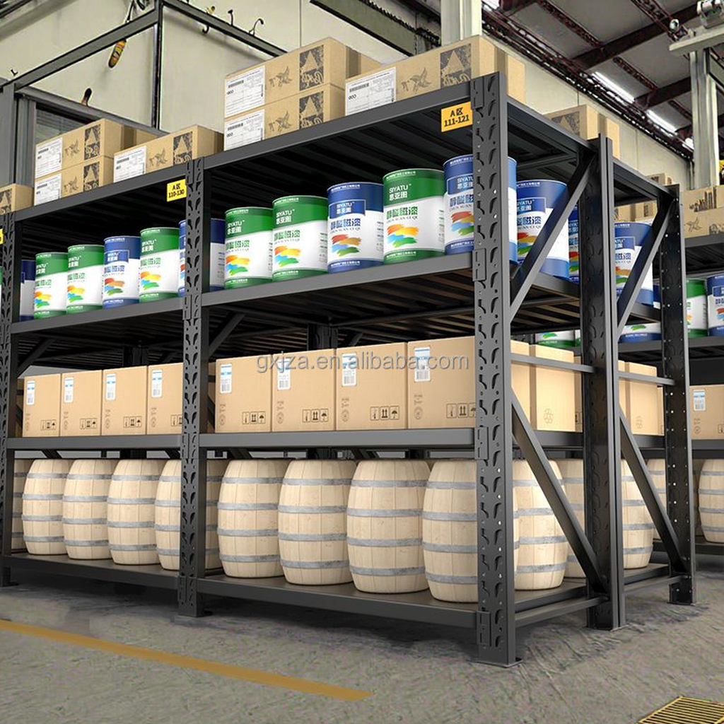 Customized Industrial Use Power Coating Storage Racks Corrosion Protection Warehouse Shelving Unit for Metal Shelving Unit