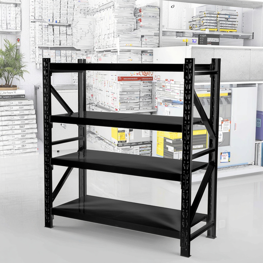 Best Choice Racking Shelves Suitable for Archives Room Stacking Bolt-free Warehouse Shelving Light-duty Storage Racks
