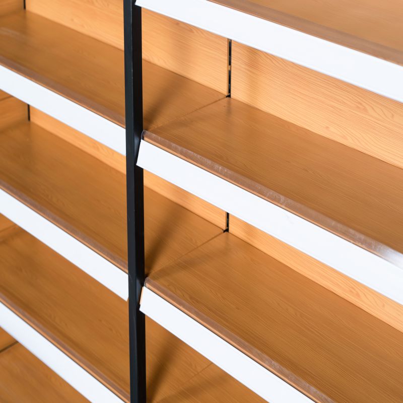 High-quality Fashionable Cold-rolled Steel Heavy-duty Four-post Supermarket Convenience Store Shelving Coated with Epoxy Powder