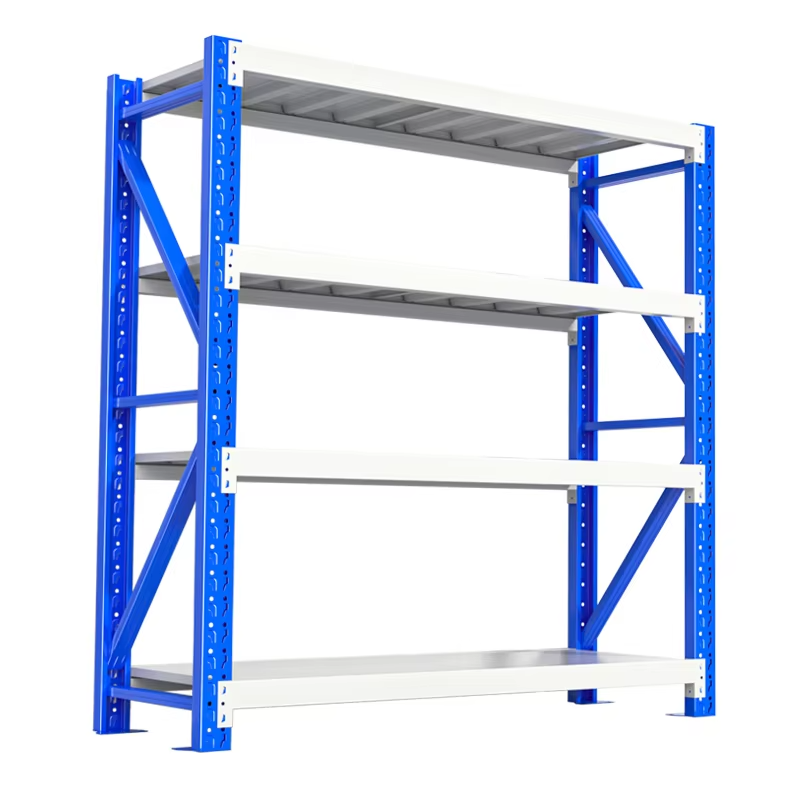 Wholesale  Garage Warehouse Rack Adjustable Storage Stacking Racks Pallet Steel Metal Shelving Shelves Unit