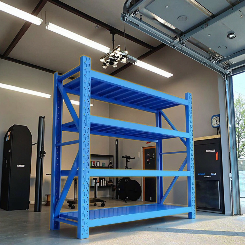Light Duty Steel Storage Shelf Racks for Industrial Stacking Warehouse Shelving Wholesales Price for Metal Shelving Unit