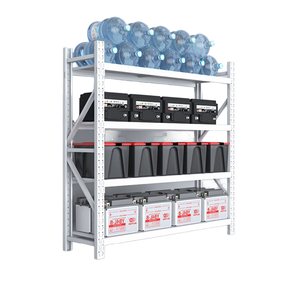 Retail Shelving Light-duty Warehouse Shelving Rack Adjustable Metal Modular Storage Shelf With Strong Bearing Capacity
