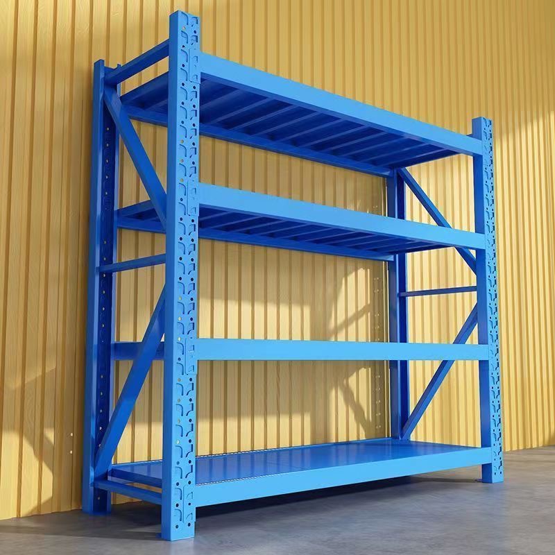 Industrial Use Medium Duty Metal Shelving Unit Wholesale Price Steel Storage Shelf for Garage and Warehouse Use
