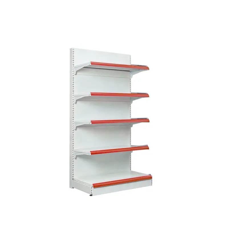 Wholesale High Quality Single Side Grocery Shelf for Supermarket Snacks Shelves Display Metal Store Shelving