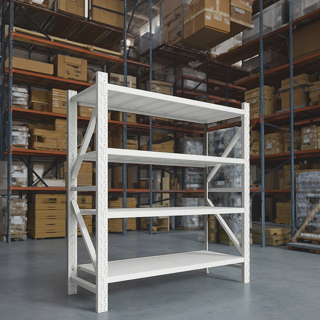 B2B Price Warehouse Rack New Design Storage Shelves Customizable Metal Shelving Unit for Factory