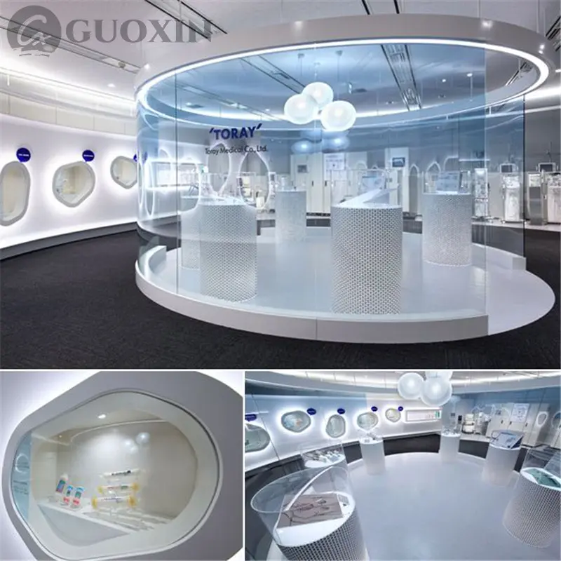 Curved Insulated Glass Showcase