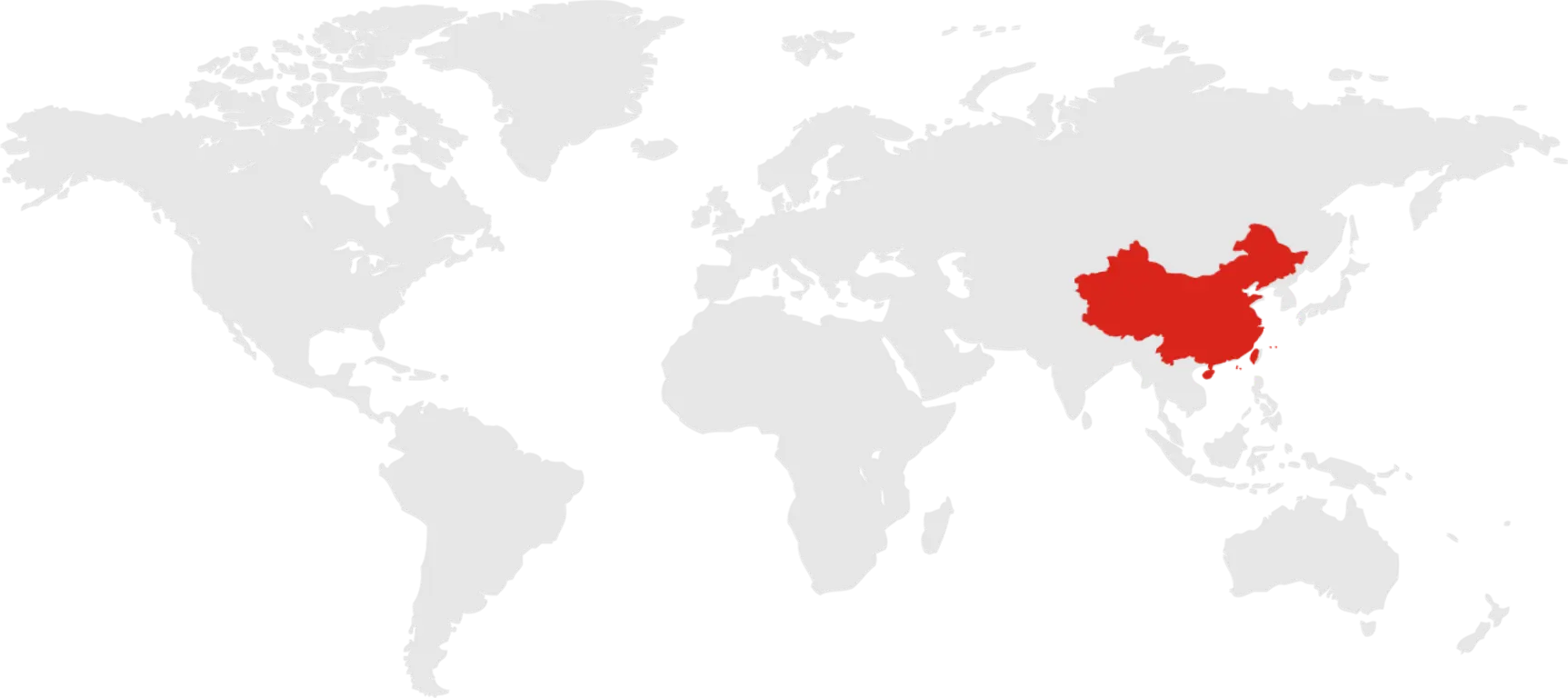Global customer distribution map showing Guoxin Glass export countries across Europe, Americas, Asia-Pacific and Oceania