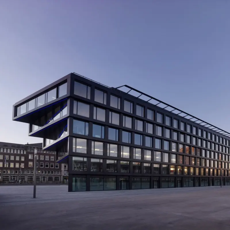 Hadi Teherani Architects building with Guoxin triple-insulated solar control glass