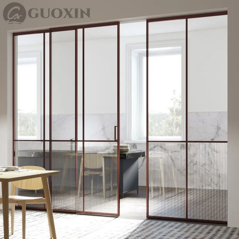 Aluminium Sliding Door by Guoxin Glass for modern residential and commercial buildings
