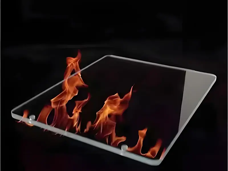 Fireproof glass vs ordinary glass comparison article by Guoxin Glass technical team
