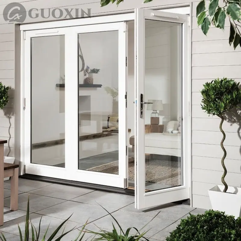 Aluminium Hinged Door by Guoxin Glass — durable and elegant entryway solution