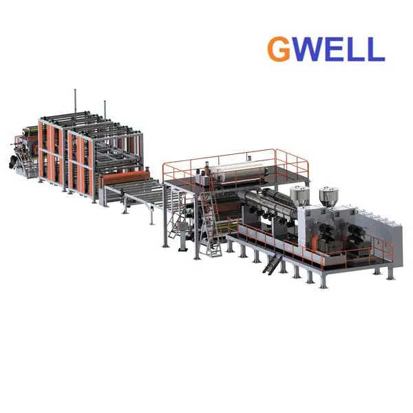 GWELL POE leather production line new product launch
