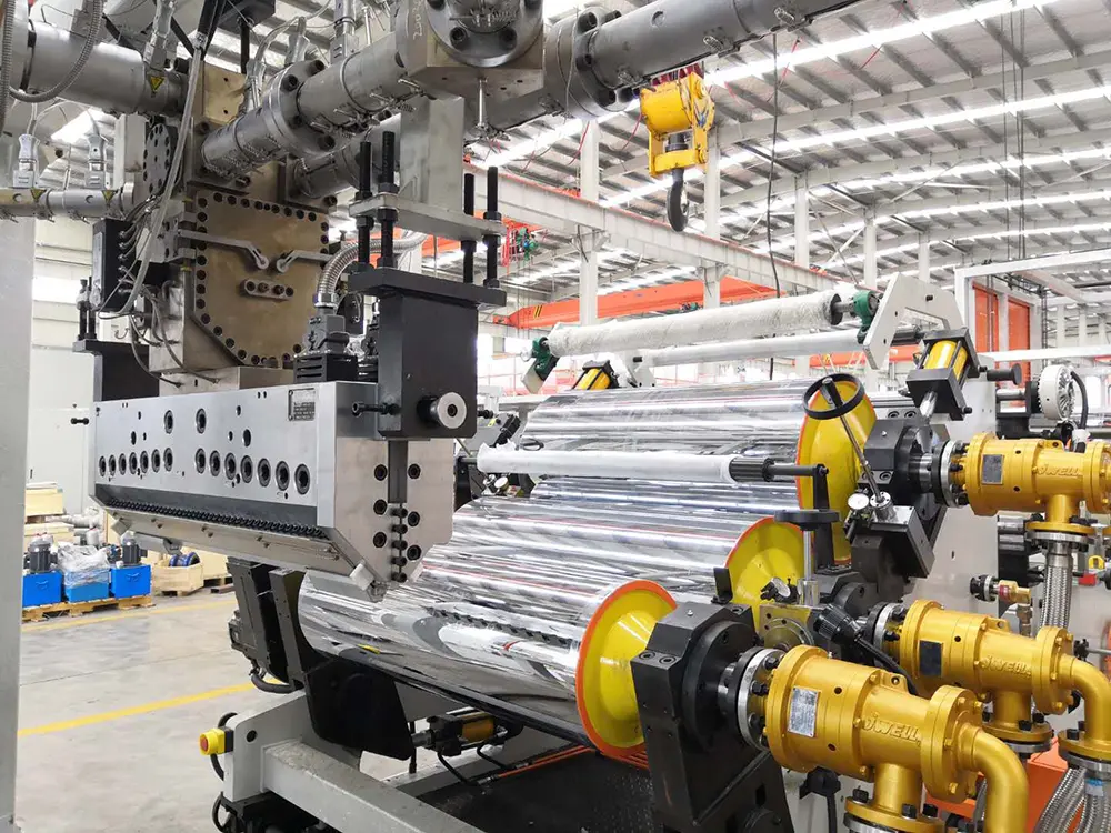 Extrusion line machinery detail 2
