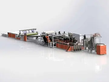 GPPS Diffuser Plate Extrusion Line for LED lighting