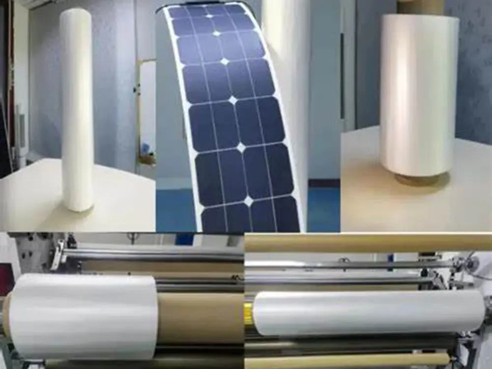 Cross section details of EPE three layer film