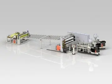 Transparent Hard Plastic Sheet Extrusion Line