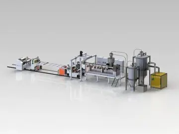 PET Food Packaging Sheet Extrusion Line