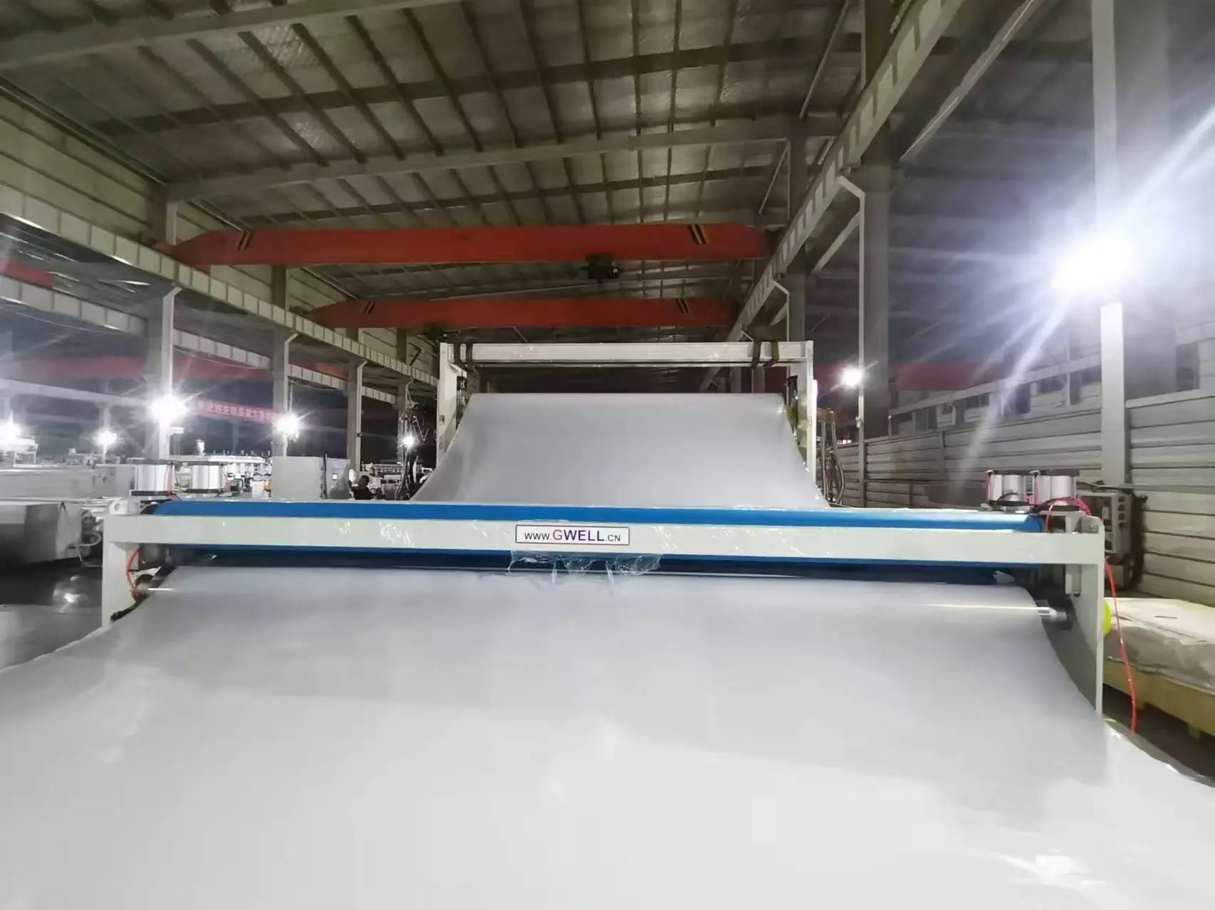 PE Geo-membrane Waterproof Sheet Extrusion Line (3)