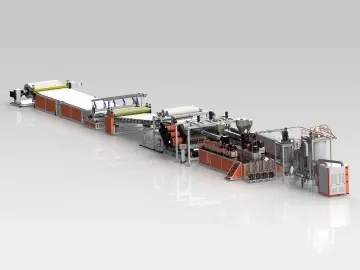 PC Flame Retardant Sheet Extrusion Line