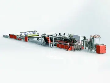 PE and HDPE Board Extrusion Line
