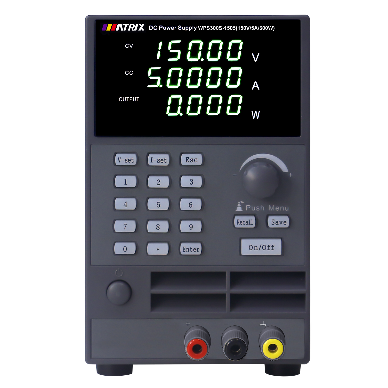 High-Quality Wide Range DC Power Supply 150V 5A 300W Switching Variable Power Supply 5 digit LED display RS232 RS485 USB