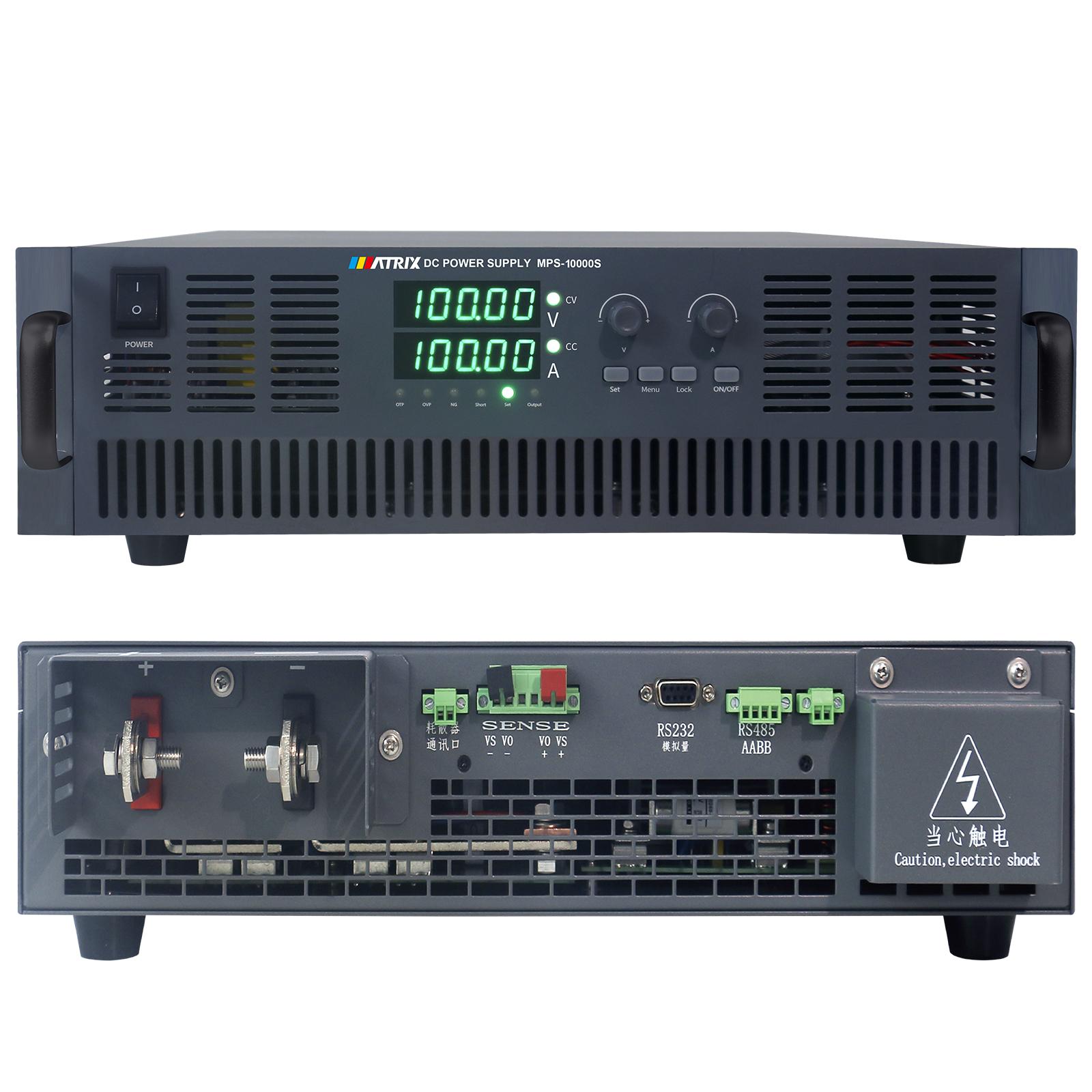 Factory Price 10KW High Power DC Power Supply 100V 100A High Stability Digital Adjustable Switching Lab Test Dc Power Supply