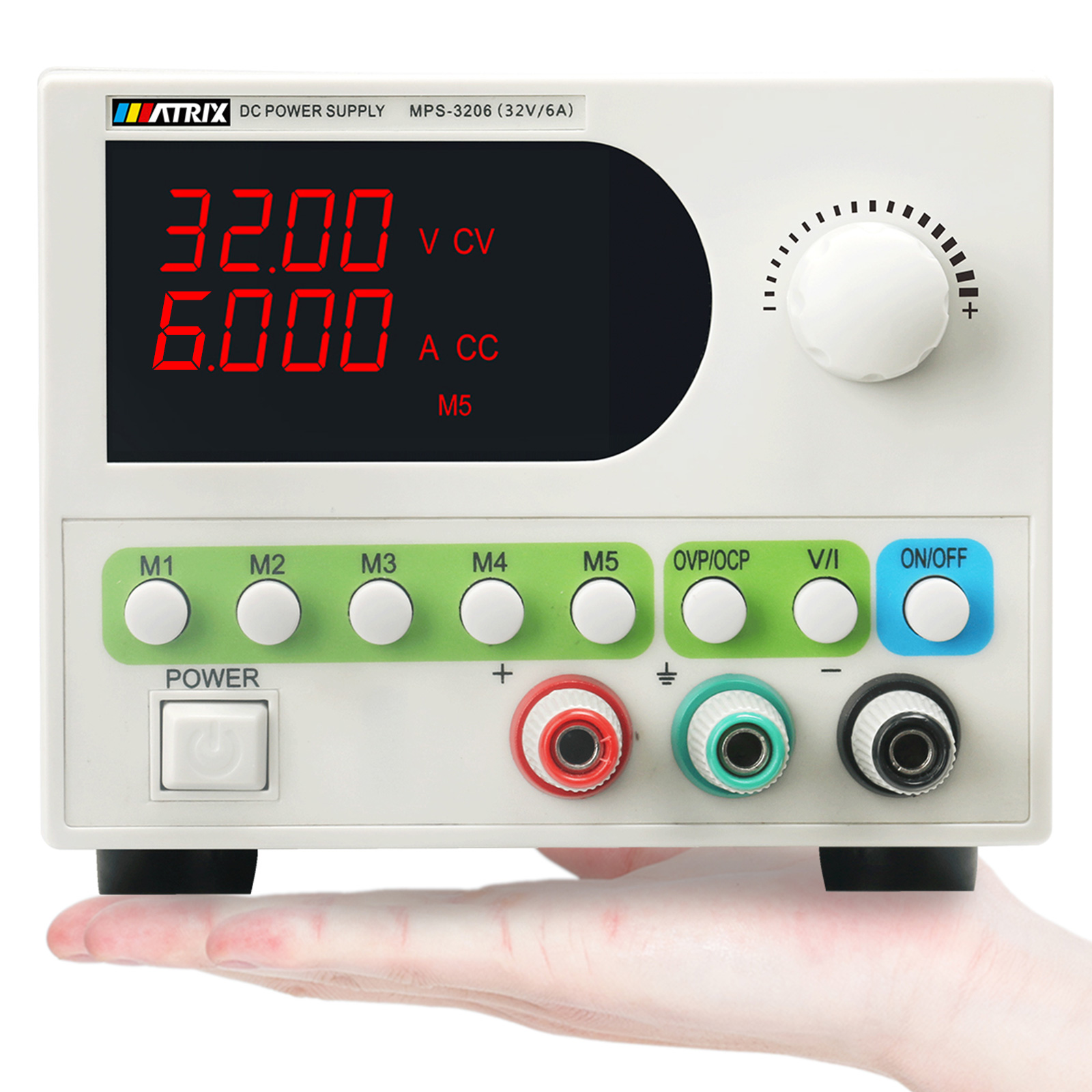 Single Channel Switching Regulated DC Power Supply 32V 6A 192W High Accuracy Adjustable Bench Power Supply Digital Industry Use