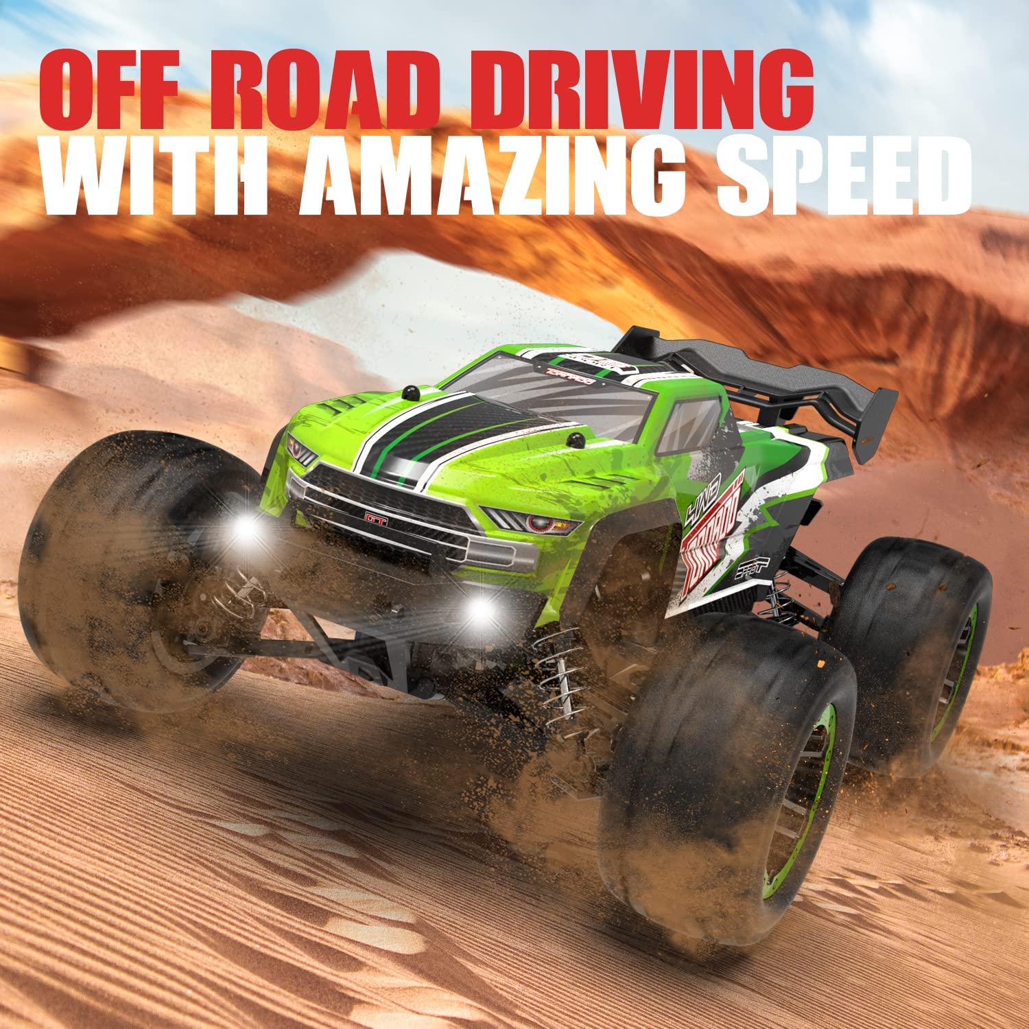 Hot Selling 1 16 Remote Control High Speed RC Cars 4WD 4x4 Off Road 2.4G Big Wheels Radio Control Hobby Truck
