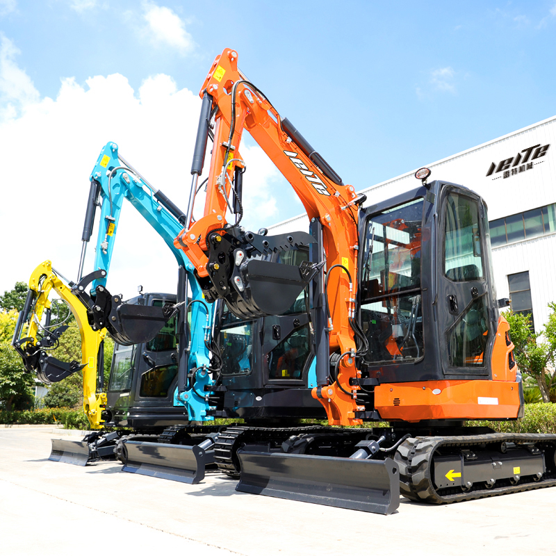 Free Shipping Mini Excavator 3.5 Ton 2 Ton 1 Ton Kubota Engine EPA EURO 5 Crawler Digger Compact Small Excavator for Farm Garden