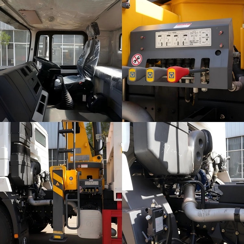 F3000 Remote Control Shacman 6x4 16.5t Mobile Truck With a Crane Lorry-Mounted Crane Truck Mounted Crane Manufacturer Price