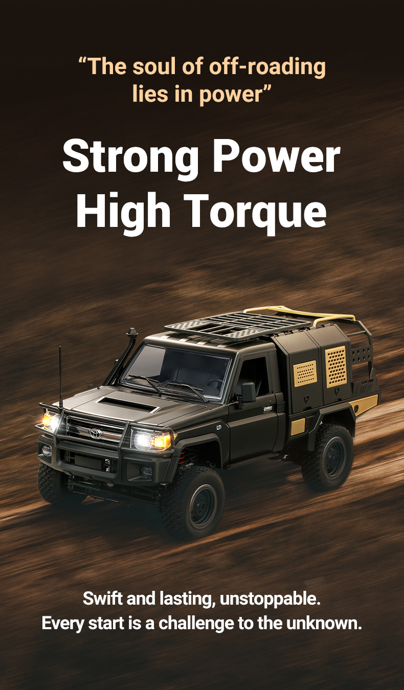 MN82S 1:12 LC79 Full Scale 2.4Ghz RC Truck Model Off-Road Climbing 4WD Remote Cars Adult Boy Gifts Assembly Charging Included