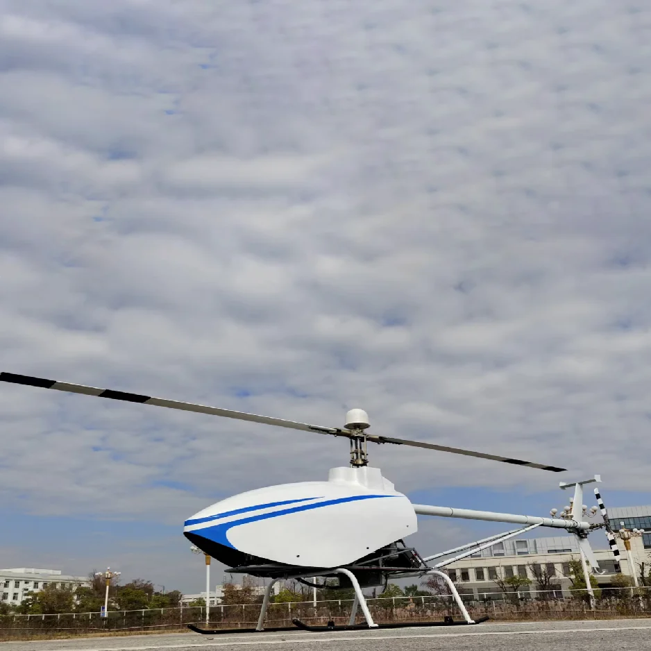 Best Quality Large Outdoor Real Helicopter Aircraft Big Oil Powered RC UAV Drone with Remote Control