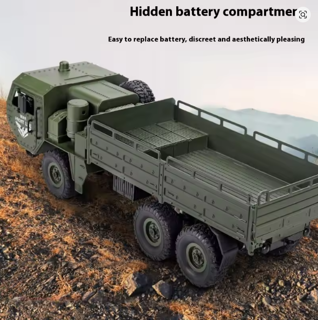 New JJRC 1:16 SJY-Q75 RC Car Simulation THAAD Six Wheel Military Truck Model Off-Road Climbing RC Car Toys